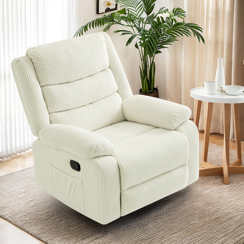 Latitude Run 360 swivel Rocker Oversized Recliner Chair Nursery Reviews Wayfair